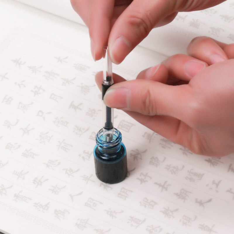 Draagbare Transparante Vulpen Stijl Zachte Pen Student Aduit Reguliere Script Schrijven Borstels Geschikt voor Schrijven Voegen Inkt