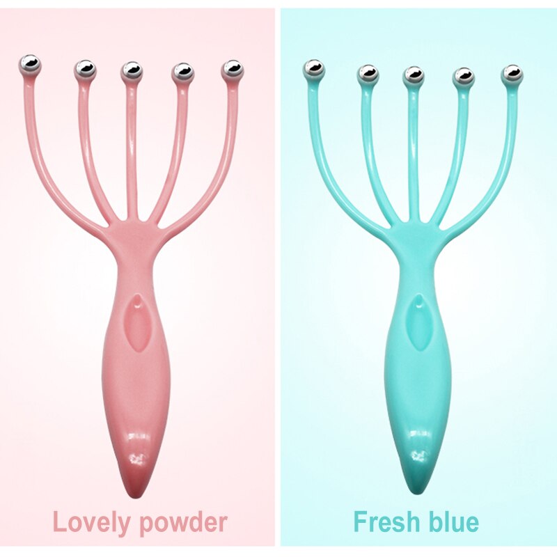 Scalp head massager head relaxing massager SPA scalp neck pressure relief massage release release headache steel ball massager