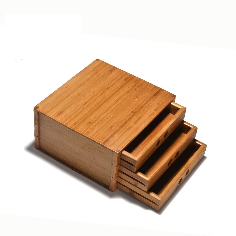 PINNY bambusa Pu Er herbata słoiki robić herbaty konstrukcja szuflady pudełko na herbatę akcesoria robić ceremonii parzenia herbaty ochrony środowiska pojemniki robić przechowywania