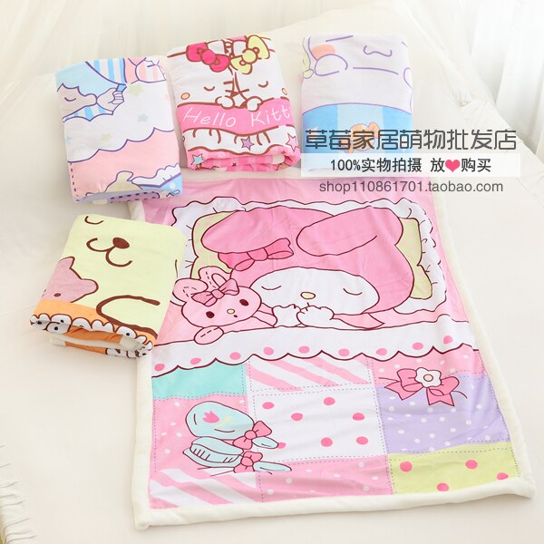 Duffy Bear Stellalou Shelliemay HelloKitty MyMelody Cinnamoroll PomPomPurin Plush Blanket Quilt Student Office Nap Cover Blanket