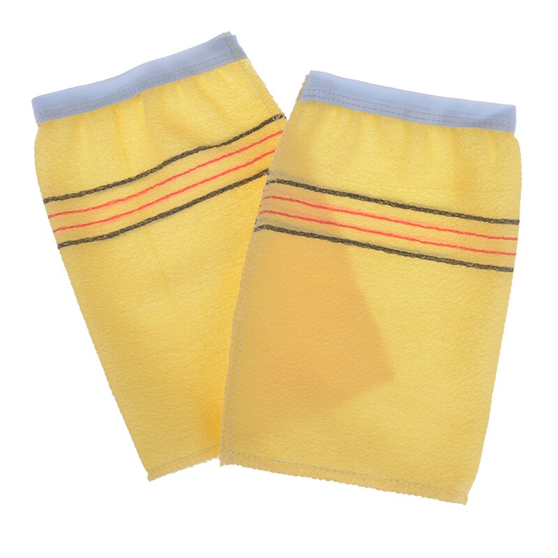 2PCS Korean Italy Asian Exfoliating Bath Washcloth Body Scrub Shower Towel Tool Home Cleaning Washing Scrub Shower Towels