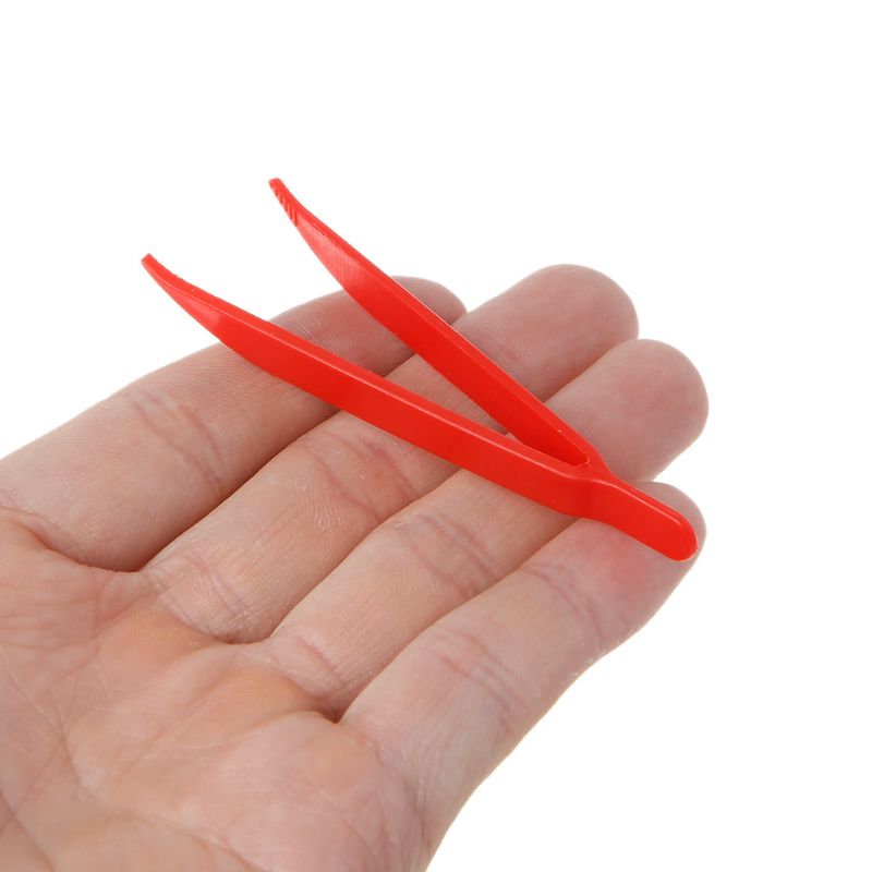 10pcs Plastic Anti-static Tweezer Tweezers Heat Resistant Maintenance Repair Tool Q84D
