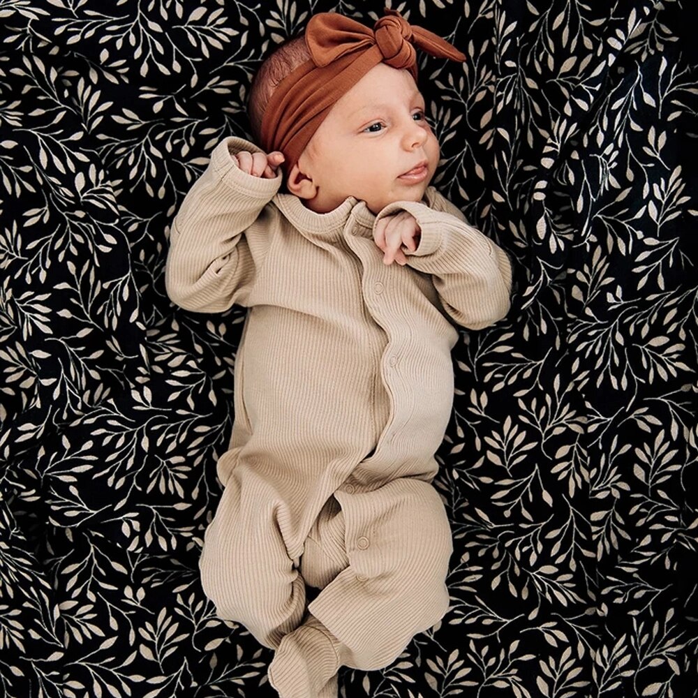 PatPat 2020 Nuova Primavera e L' Autunno Del Bambino Della Ragazza del Ragazzo Solido Footed Tuta a maniche Lunghe Costume Intero Vestiti Del Bambino