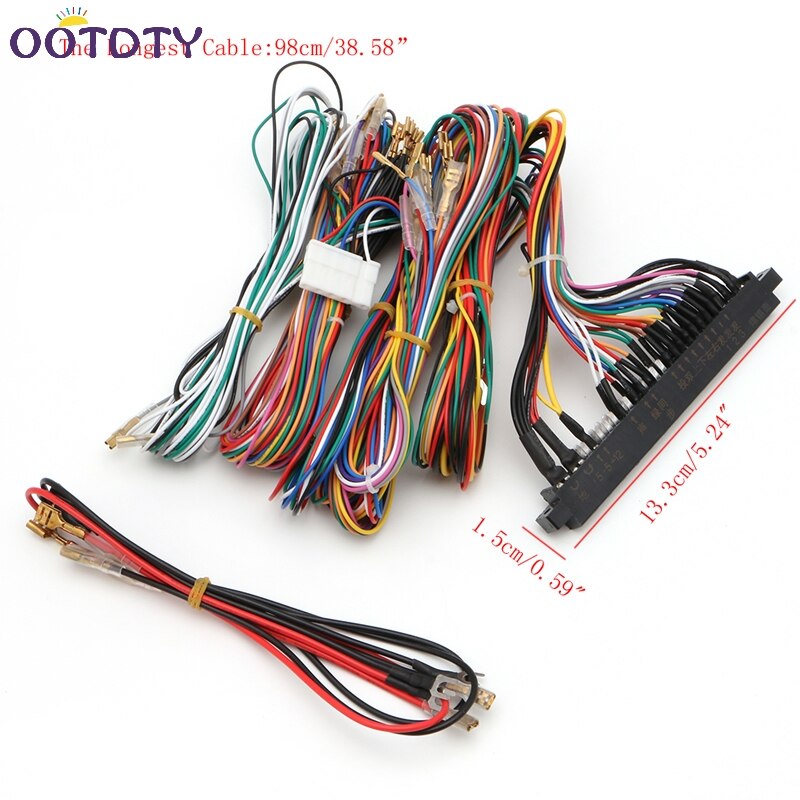 Arcade Jamma Board Machine Wiring Harness 60 in 1 Harness Arcade DIY Kit Parts