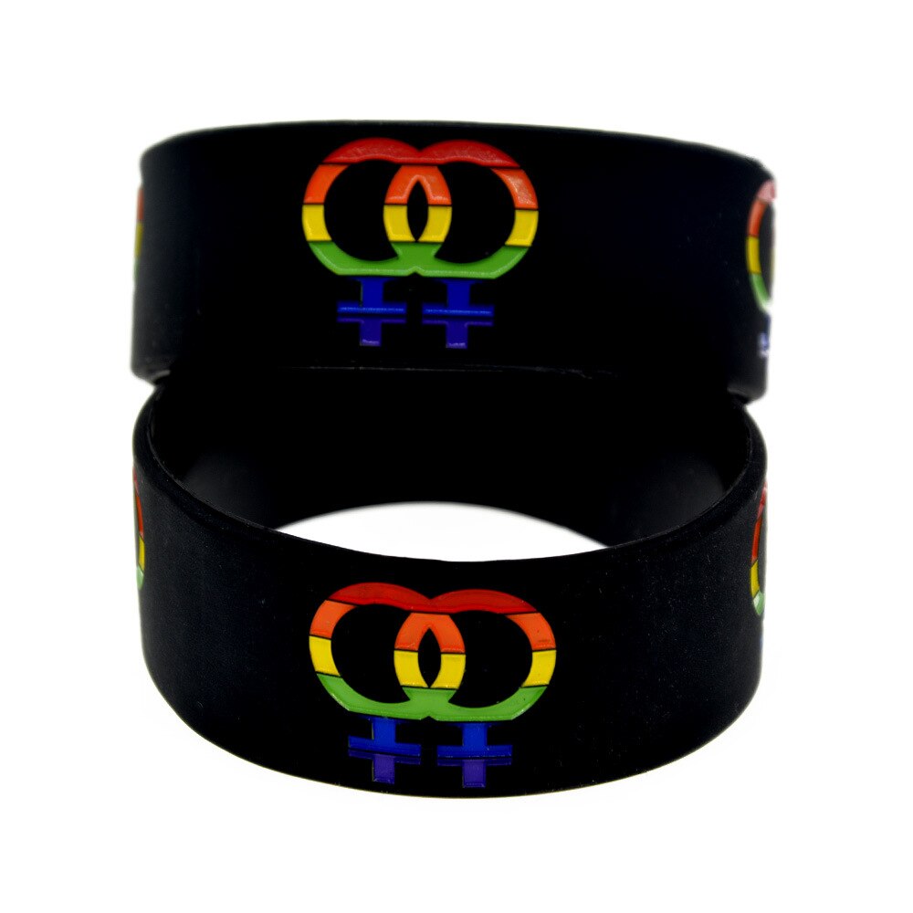 Mode Gay Pride Gay Siliconen Polsbandje Vrouwelijke Polsband Sport Polsband