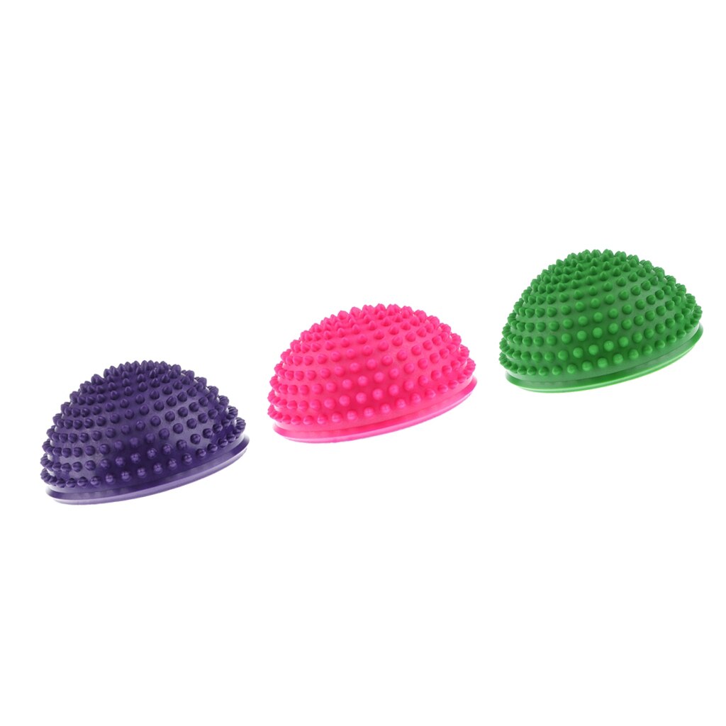 3 Stuks Egel Styled Balans Pod Half Ball Fysieke Fitness Oefening Balans Trainner Voor Kids & Volwassenen