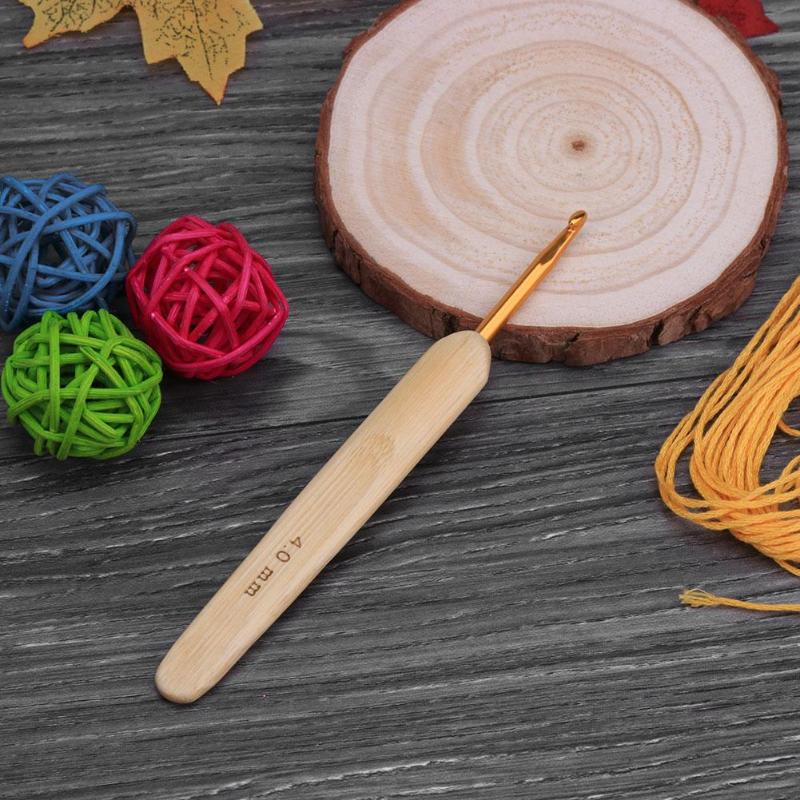 Conjunto de 8 unidades, gancho de ganchillo para manualidades de plástico de 2,5-6mm, manualidad de bordado con aguja para costura, Kit de manualidades, herramienta de telar, agujas de tejer