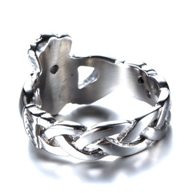 Classic Northern Ireland Style Claddagh Heart Love Ring Glamour Ladies Party Wedding Jewelry