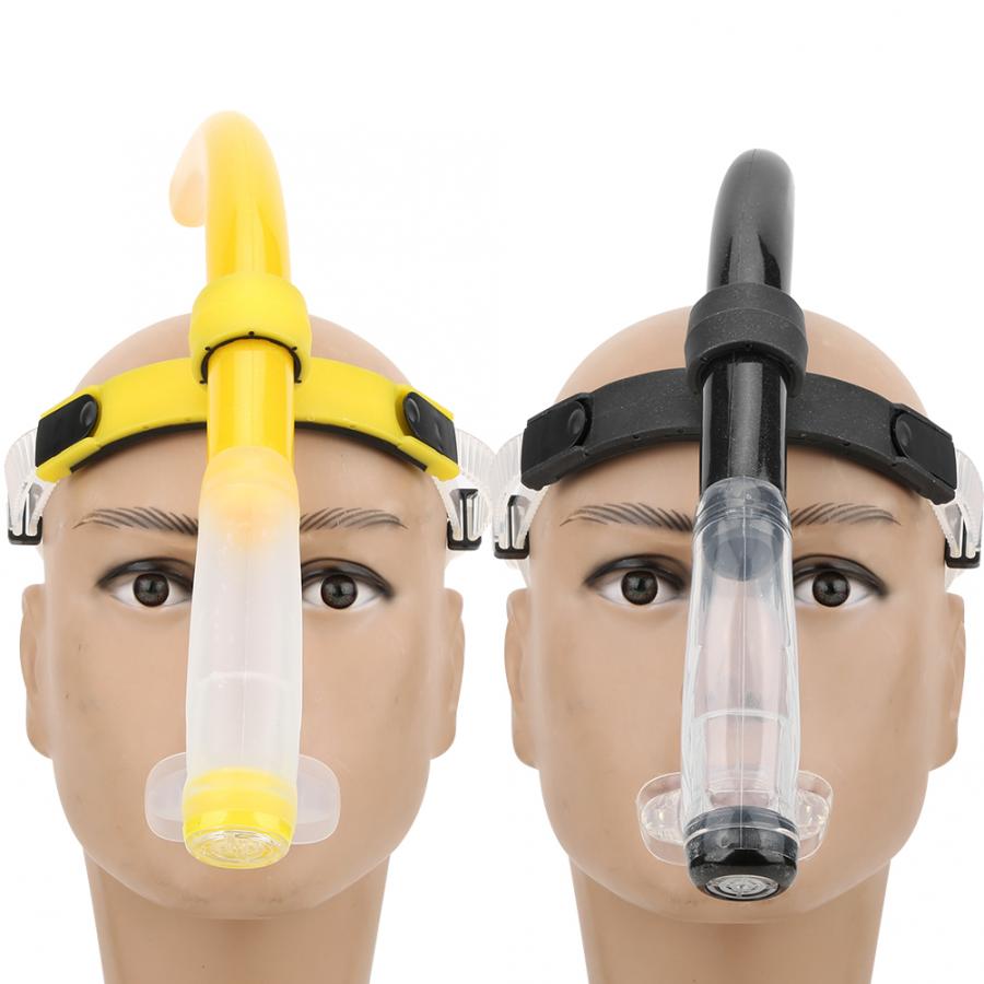 Swimming Breathing Tube Diving Snorkeling Silicone Dry Air Breathing Tube Underwater Beginner Full Dry Air Breathing Scuba Tube