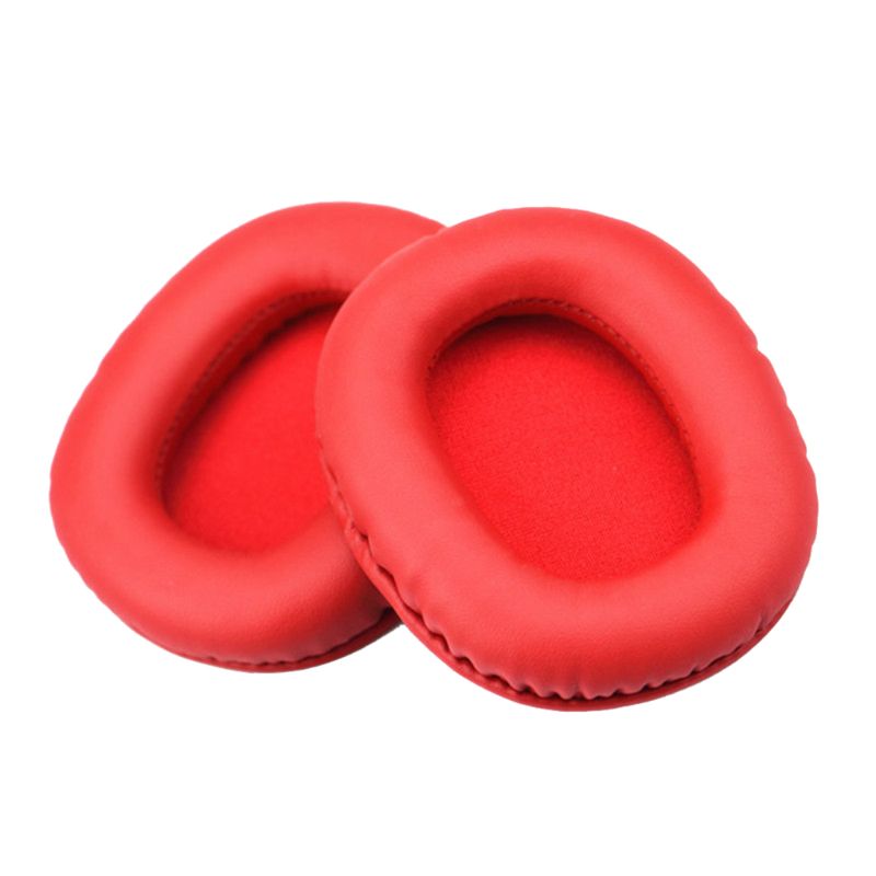 1 Pcs Headband Cushion Bumper Cover Cups Replacement Leather Earpads For W800BT W808BT K800 K830 K815P K841P G1 G20 Headphone: Red Ear Pads