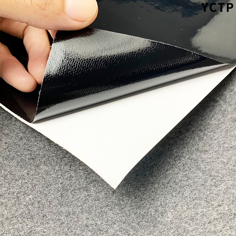 Super brilhante preto carro vinil envoltório filme adesivo preto auto adesivo vinil bolha livre console automático computador portátil capa de pele