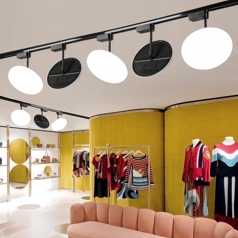 Ultradunne Ronde LED Spoor Licht 24W 36W 50W Draaibare Plafond Rail Lampen Foyer Kledingwinkel kantoor Indoor Vullen Spoor Verlichting