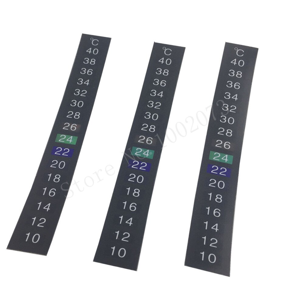 5 X Dual Schaal Bier/wijn Aquarium Fish Tank Thermometer Sticker Adhesive Sticky