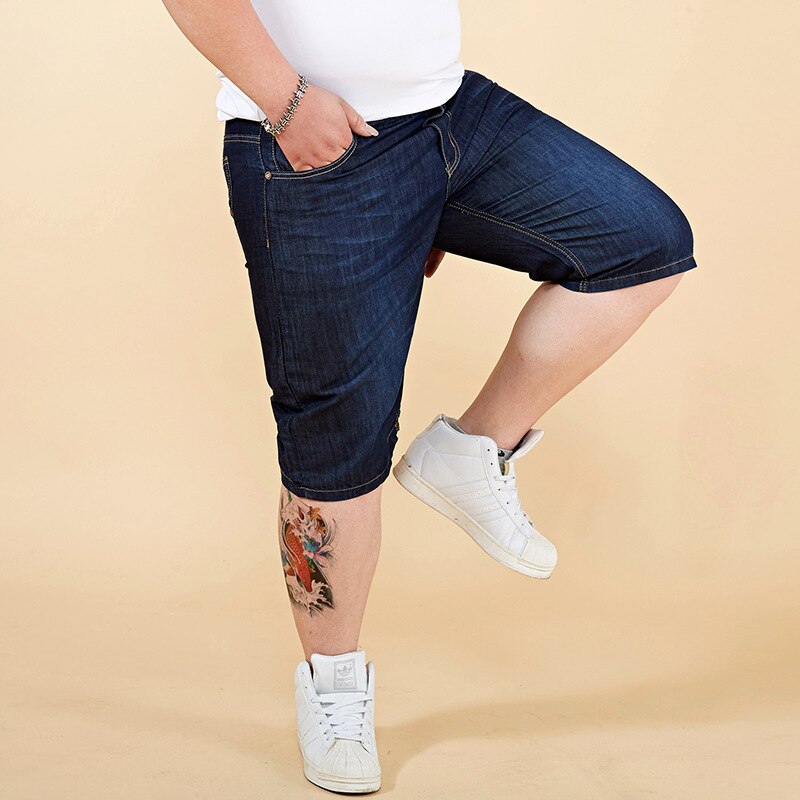 Summer Men's Jeans Shorts Elastic Short Ripped Jea... – Vicedeal