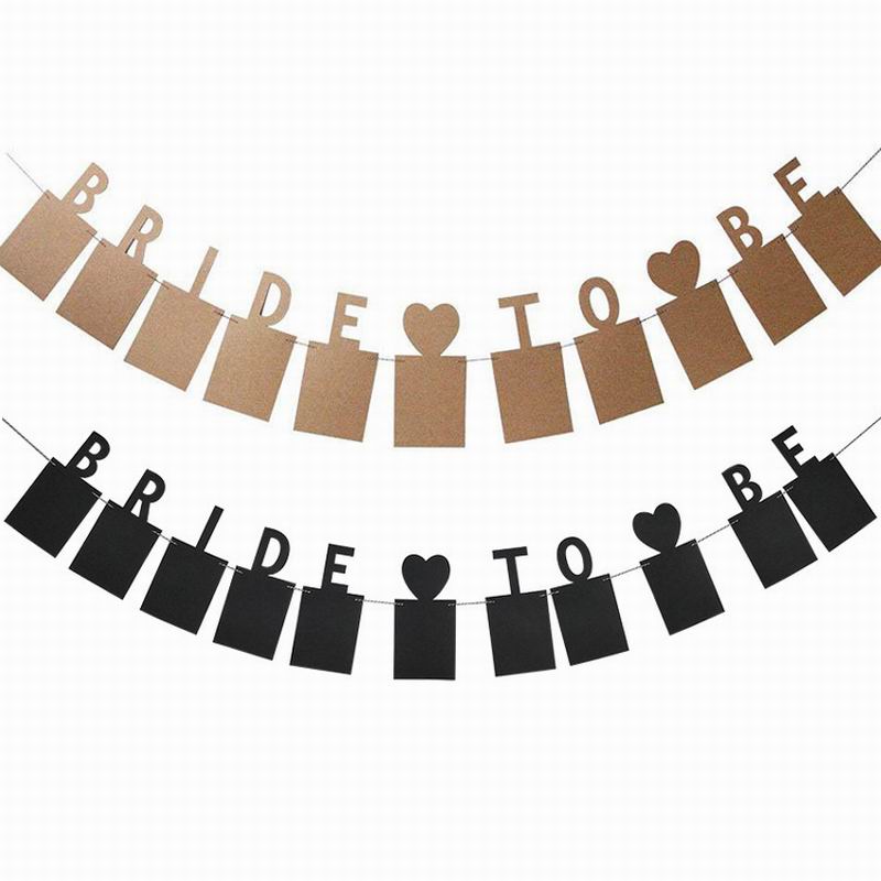 Banderole à photos de la future mariée, 1 lot de 3M, guirlande en papier à photos, décorations de mariage, décor mural pour fête prénuptiale, fourniture HenParty