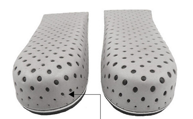 1 paar 2-4cm Schuh Einlegesohlen Atmungs Halbe Einlegesohle ErhöHenne Hacke Einfügung Sport Schuhe Pads Kissen unisex Höer erhöHenne Einlegesohlen