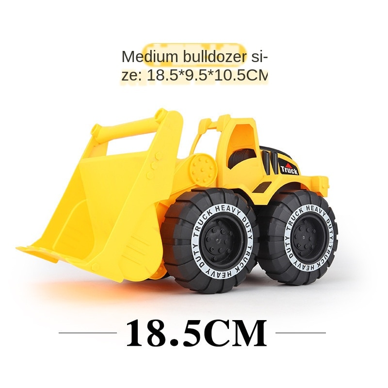 Multiple reative simulation excavator toy car model children's soft beach toys dredging game set children's YJN