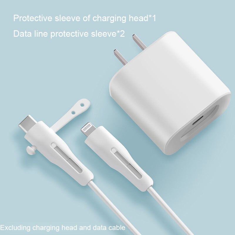 Osłona kabla do iPhone 11Pro 12 szybkie ładowanie 20W osłona głowicy ładowarki kabel USB przewód ochronny kabel ochronny: 03