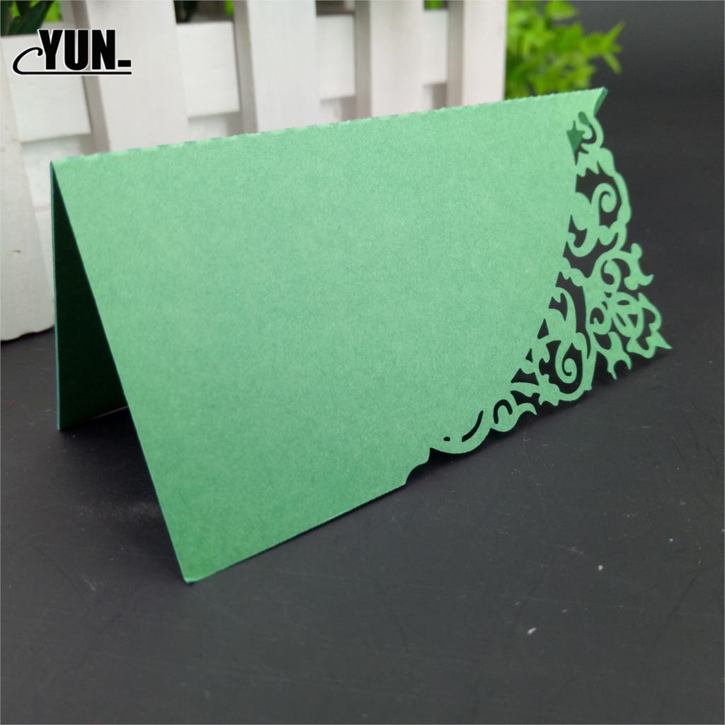 10pc Perlglanz Spitze Name Ort Karten Hochzeit Dekoration Tabelle Dekor Tabelle Name Nachricht Gruß Karte Party Weihnachten Lieferungen