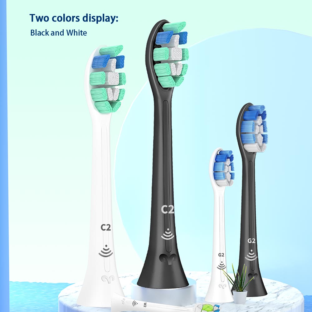 W2 DiamondClean Toothbrush Heads for Phillips Sonicare Electric Toothbrush HX9023 HX6024 HX3220 HX6250 HX6530 HX6730 HX8911