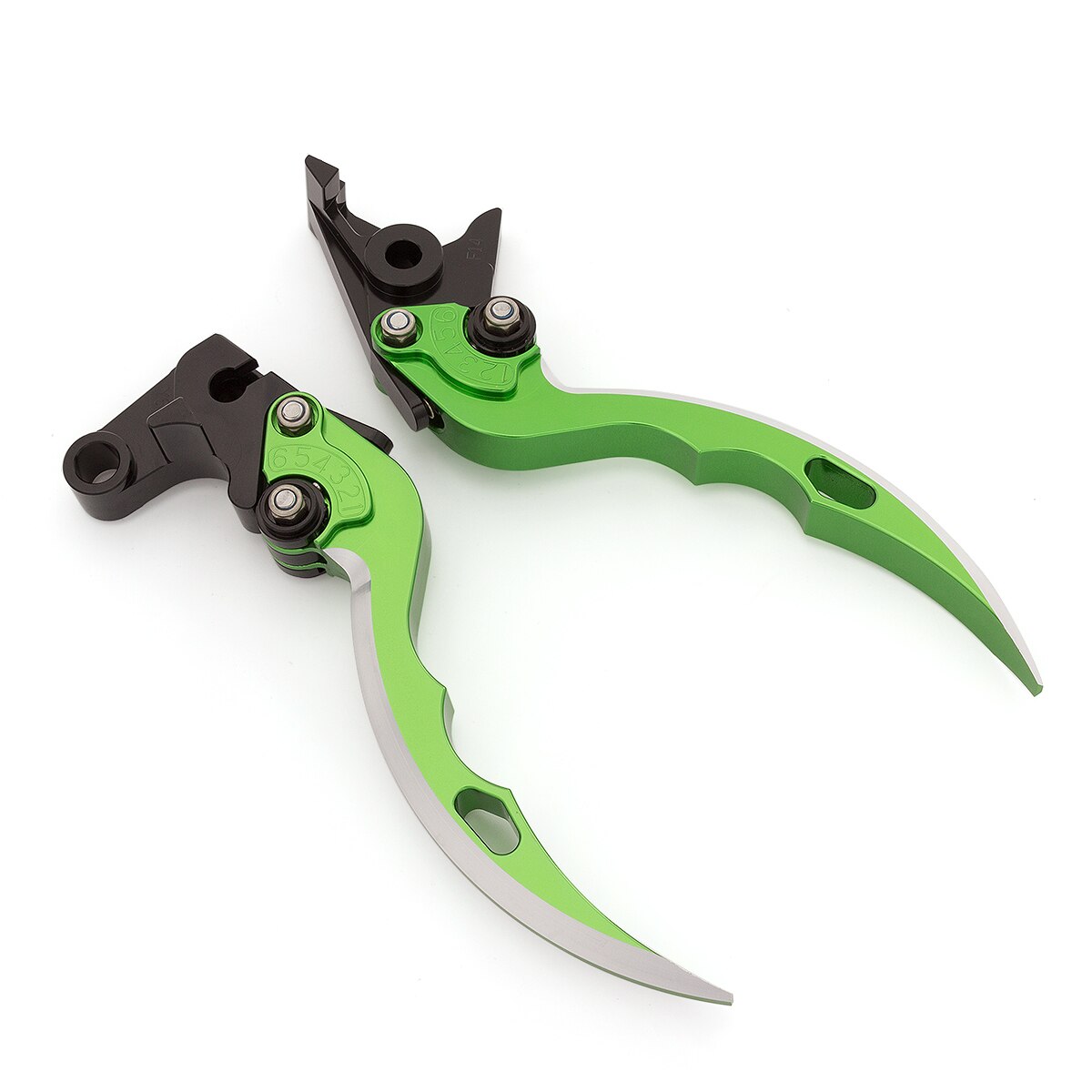 CNC Aluminum 170mm Knife Blade Brake Clutch Lever Handles Motorcycle Accessories For Honda CBR954RR 2002-2003 2002 2003: Green