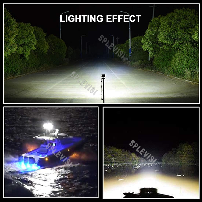 20W Marine Spreader Light LED Deck/Mast Light Flood Light For Boat 12v-30v DC