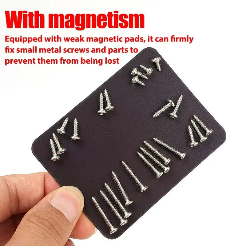 Set Di Vassoi Magnetici Per Parti, 3 Vassoi Portautensili Pieghevoli In Silicone Di Diverse Dimensioni Per Bulloni Viti Dadi~p130092953 - Foto 7