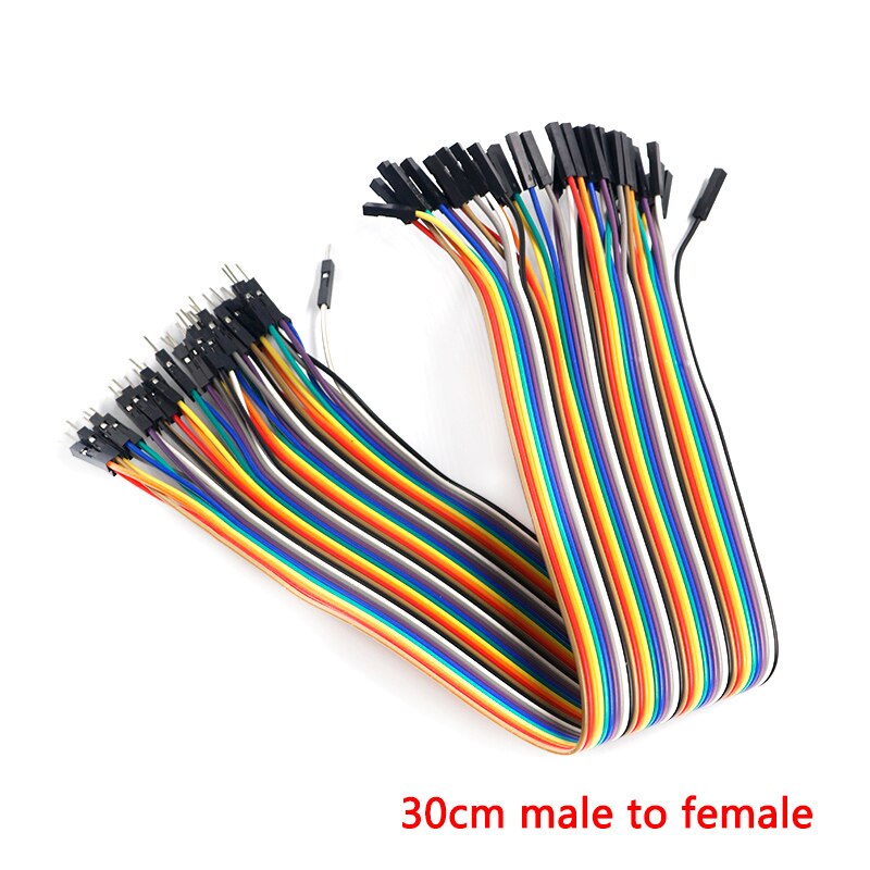 Dupont Lijn 10 cm/20 CM/30 CM Man op Man + Vrouw naar Man + Vrouw naar vrouwelijke Doorverbindingsdraad Dupont Kabel: 30CM F-M