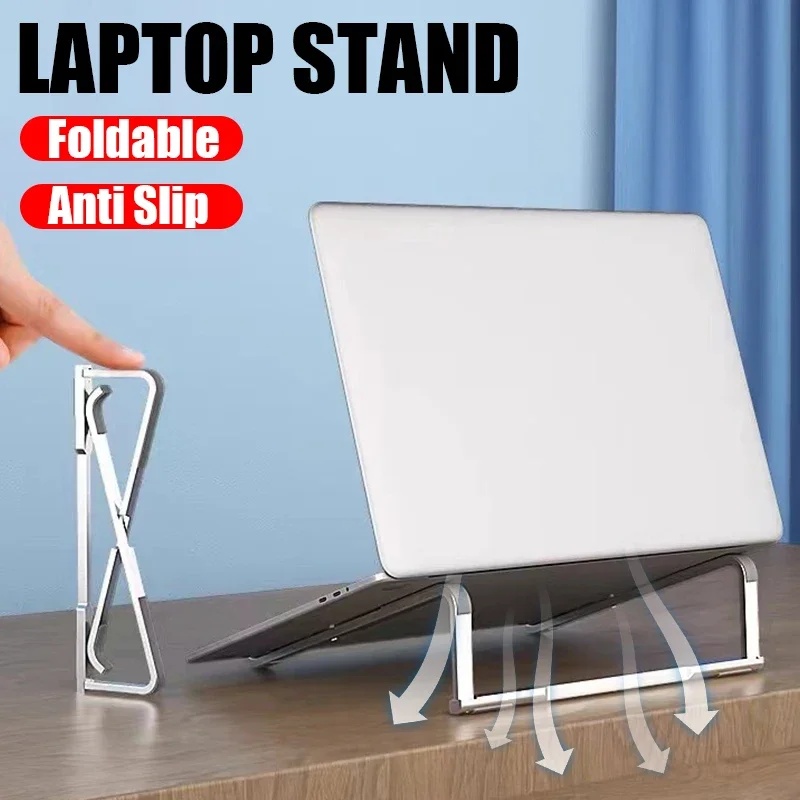 Portable Laptop Stand Aluminum Alloy Support Computer Bracket Ultra light Foldable Non-slip Notebook Holder for Macbook Air Pro