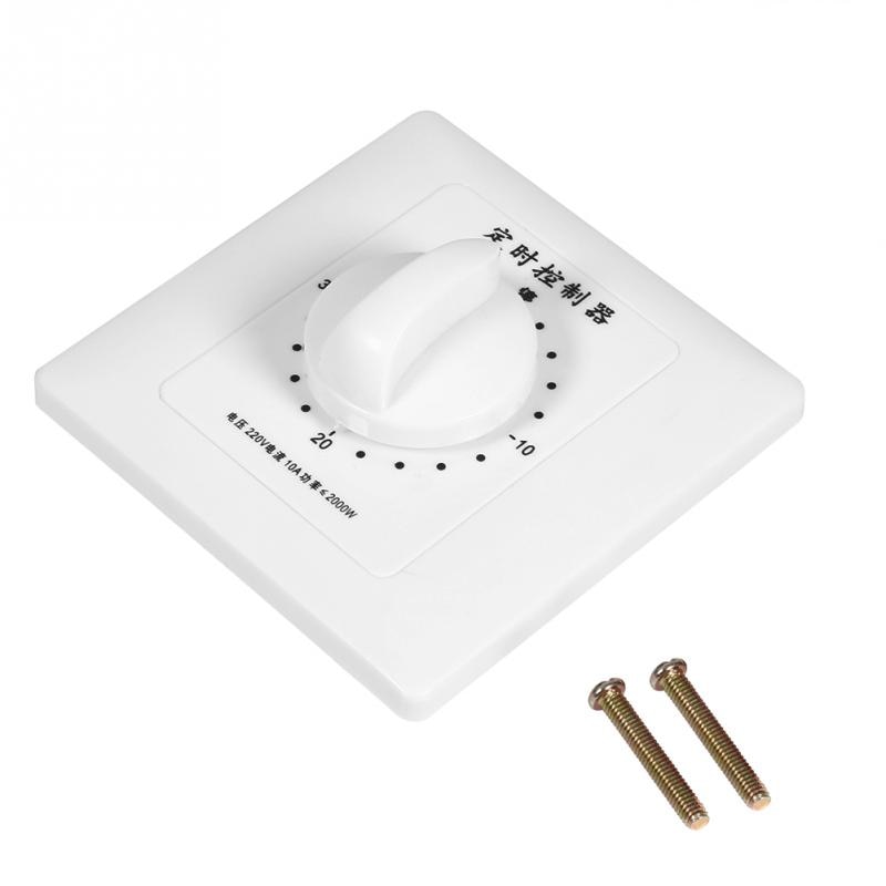 Ac 220v 30/60/120 minutter intelligent timer switch controller nedtælling mekanisk timer switch høj effekt timing kontrol værktøjer