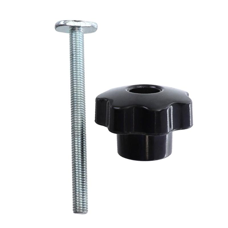 Handle T-slot Slider Miter T-track Jig Screw Fixture Table Saw Router Chute Rail Special Accessories Woodworking Tool Set 51BD: 1