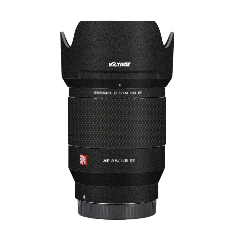 Viltrox AF85F1.8 RF naklejka na obiektyw Viltrox AF 85mm F1.8 RF mocowanie obiektywu skórka kalkomania Premium okłady obudowy ochronna folia: Frosted Black