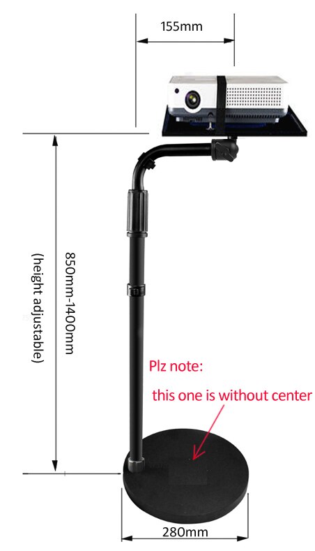 PMA-T6S-85160II-P 5KG 850-1400MM universal projector monopod stand ...