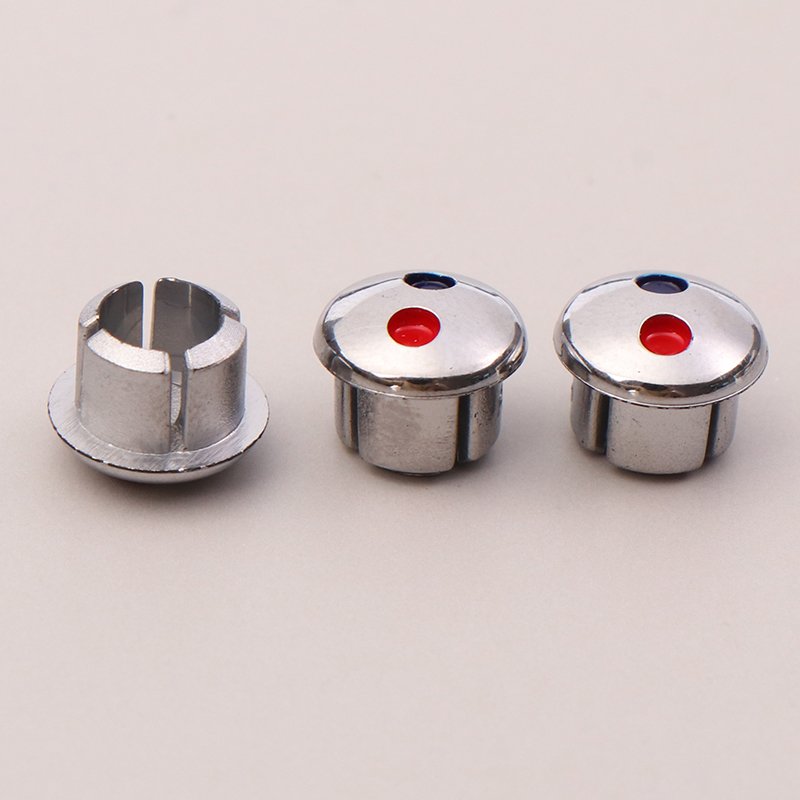 10pcs Faucet Handle Cold Water Sign Red Blue Label Decoration Cover Kitchen Bathroom Mixer Tap Indicate For Faucet Handles