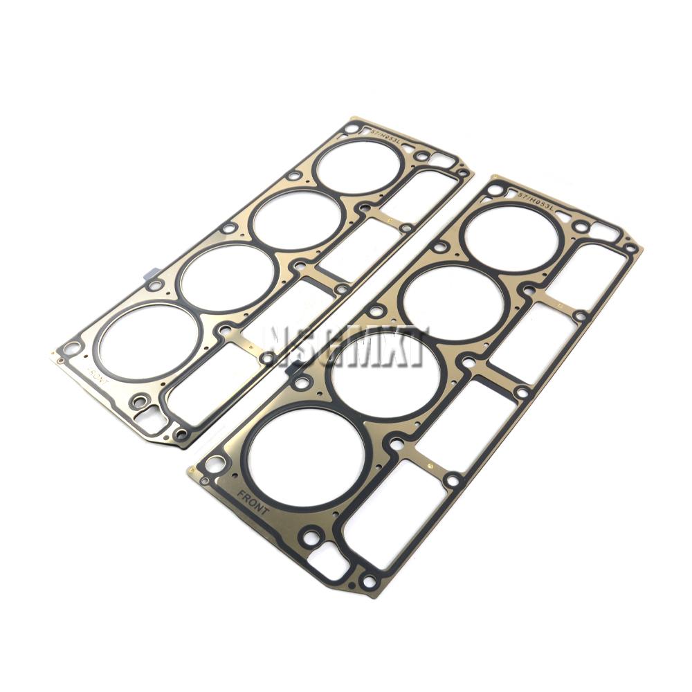 AP02 Pair Cylinder Head Gaskets 12589226 12498544 for GMC Buick Chevrolet Express Colorado Impala Monte Carlo Suburban