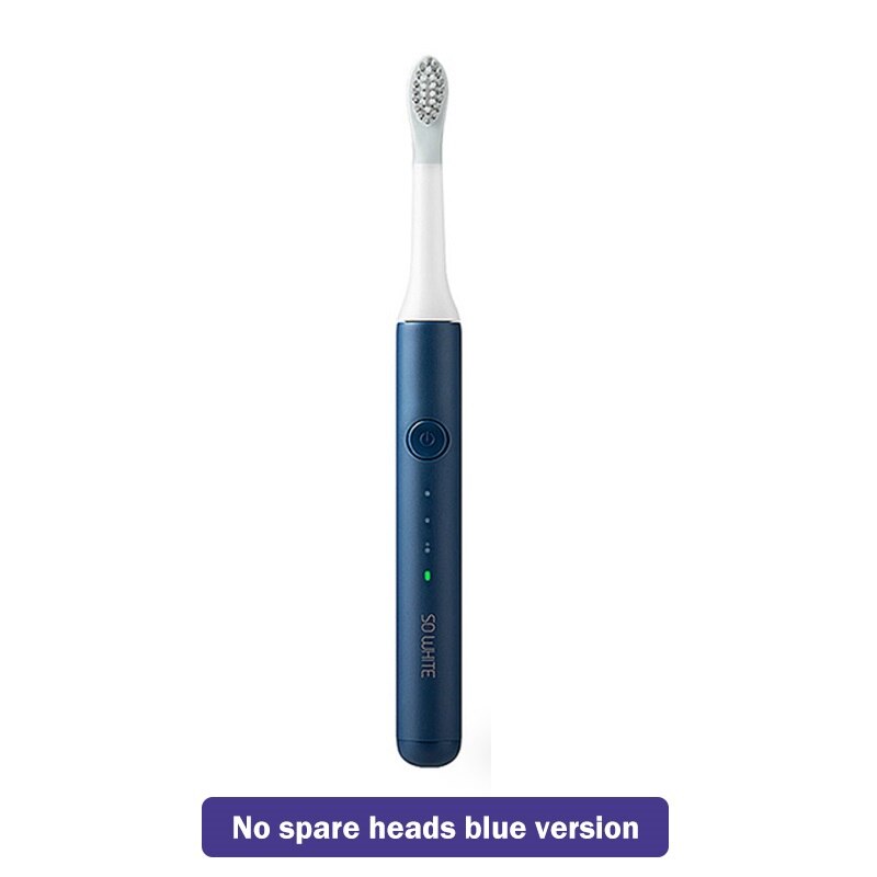 Xiaomi cepillo de dientes Mijia sonic blanco EX3 cepillo de dientes eléctrico Youpin de carga inalámbrica impermeable Ultra sónico cepillo automático: blue no extra heads