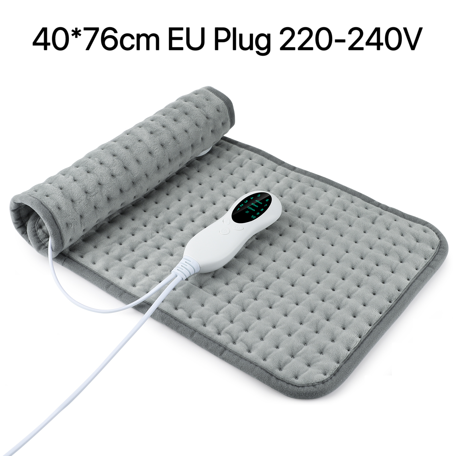 Elektrisch verwarmingskussen Thermische deken voor thuis Multifunctioneel verstelbaar timingkussen Koudverwarmende verwarmde mat voor kantoor thuis: Ivoor
