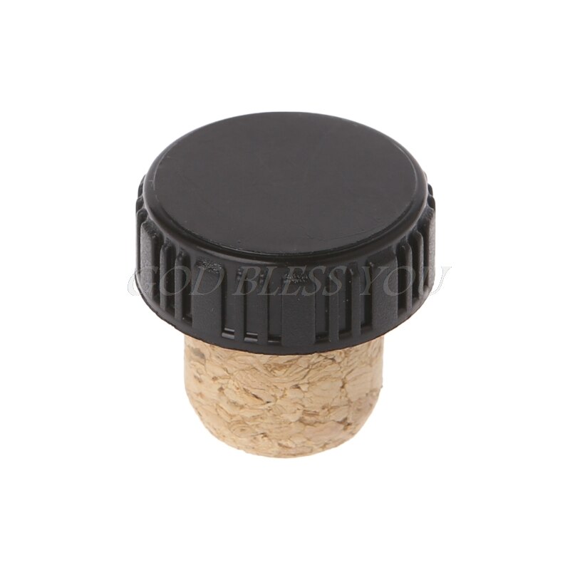 Tapones de corcho para botellas de vino tinto en forma de T, herramienta de sellado para Barra de cocina, corchos, 3 uds.,: Negro