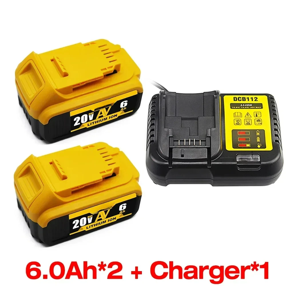 NEUER Akku kompatibel mit Dewalt Power Tools 18V 8Ah wiederaufladbares Elektrowerkzeug Lithiumbatterien 20V 18Volt 18V 5Ah 6Ah 8Ah