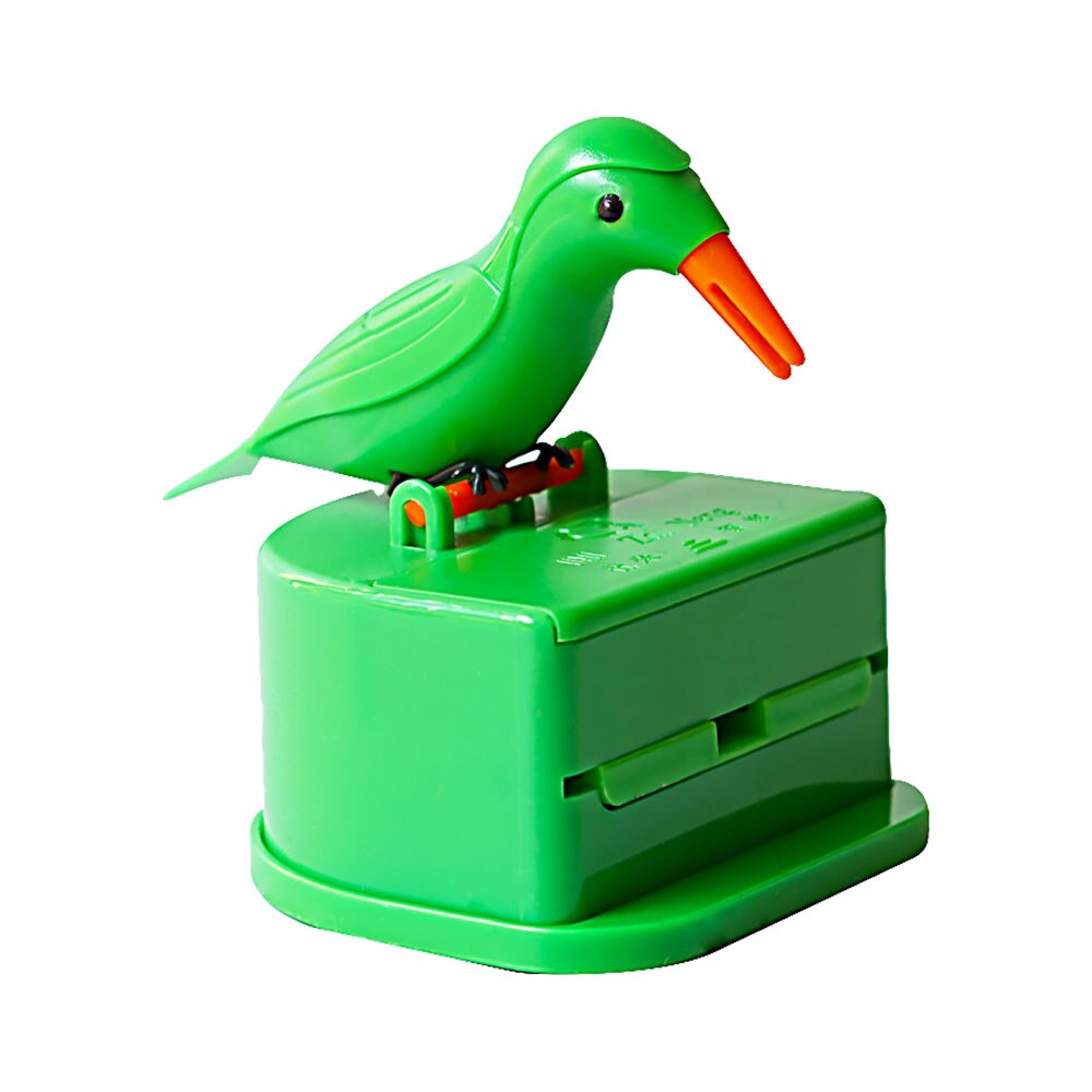 1Pc simpatico colibrì stuzzicadenti distributore automatico uccello stuzzicadenti scatola con stuzzicadenti pulizia denti segreto Stash Tandenstokers: D