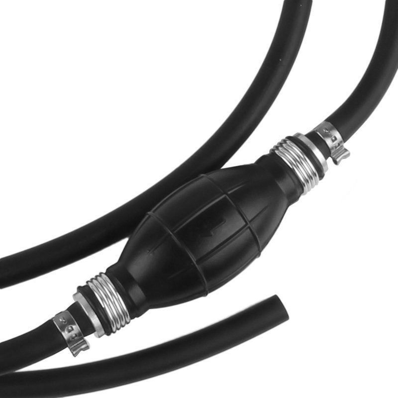 10MM Fuel Line Assembly Braided with Primer Bulb For Marine Outboard Boat RVS Tractors Caravans