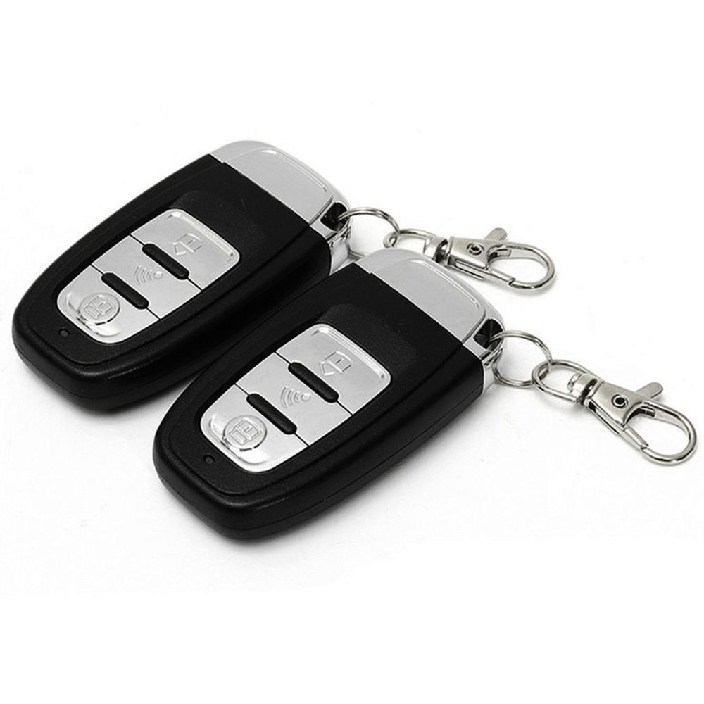 Car Switch Keyless Entry Engine Start Alarm System With Vibration Sensor Push Button Remote Starter Stop Car Anti-Theft System