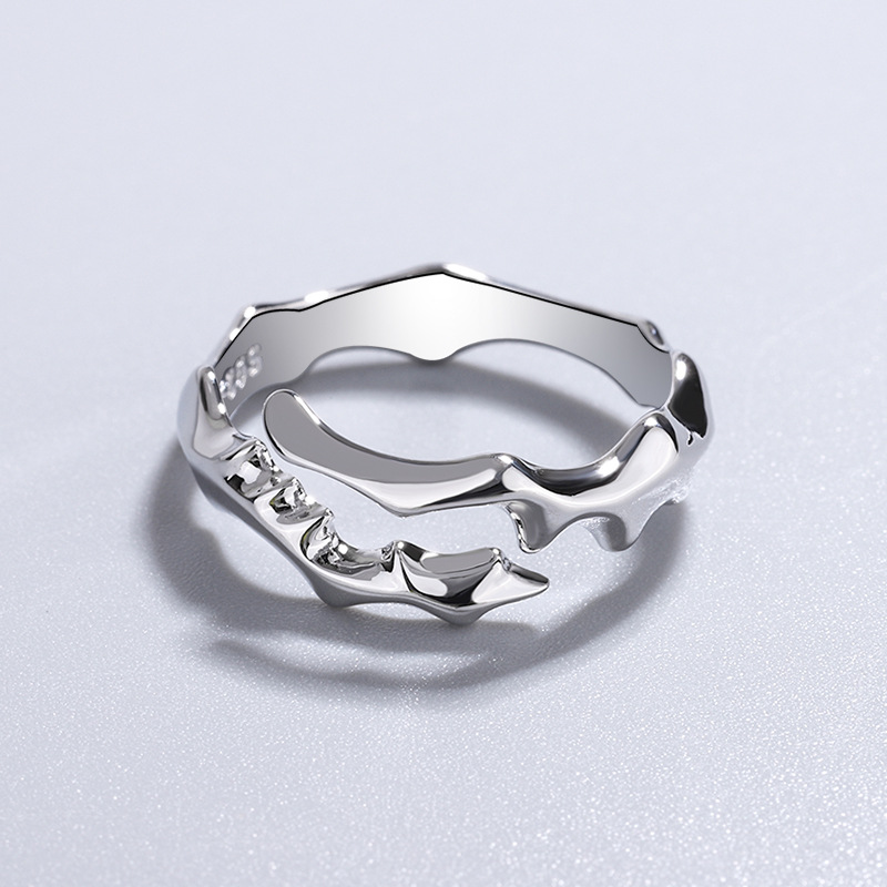 925 Sterling Zilveren Braamstruiken Rotan Esthetische Ringen Voor Vrouwen Bruiloft Verloving Sieraden Accessoires Gaabou