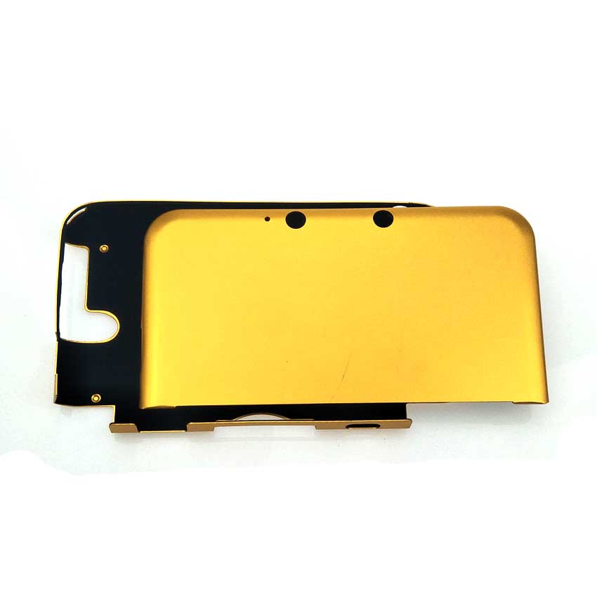 YuXi Aluminum Hard Metal Box Protective Skin Cover Case Shell For Nintendo For 3DS XL LL: Gold