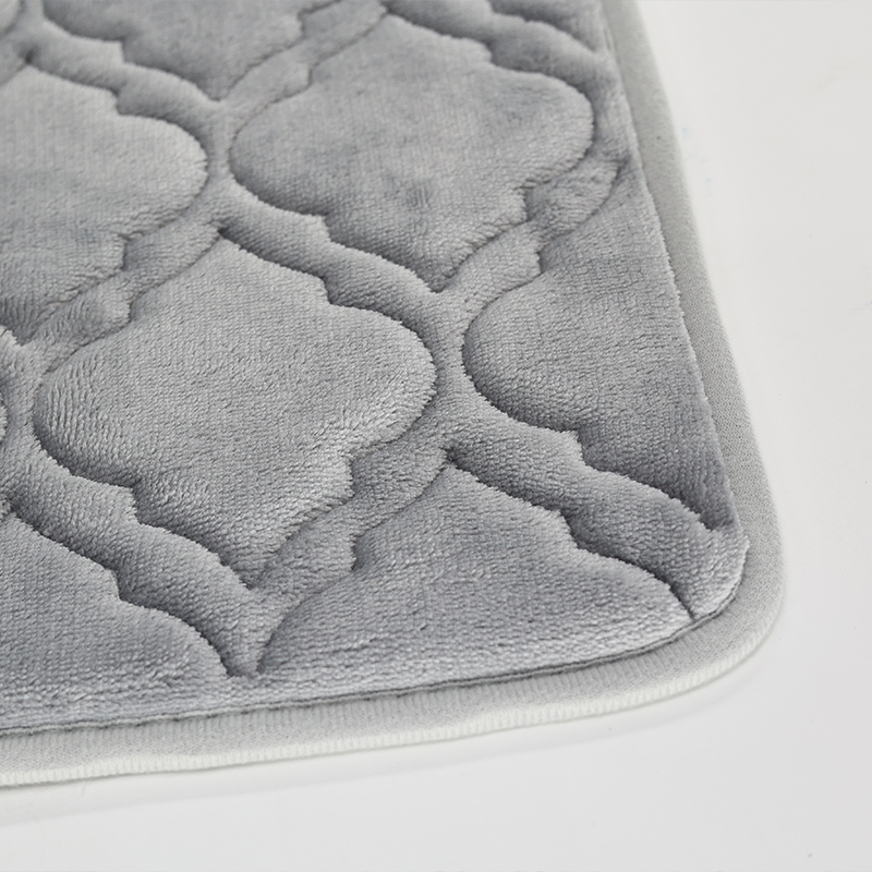 Gestreepte badmat, absorberend sneldrogend keukentapijt, antislip ultrazacht in het tapijt, ideale badkamerproducten voor de slaapkamer.