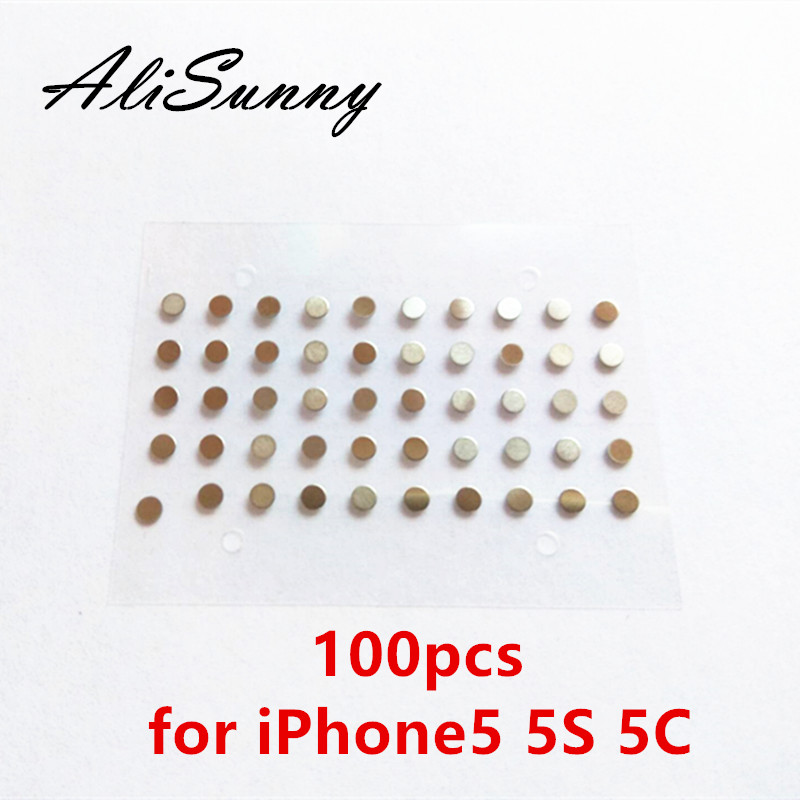 AliSunny 100pcs Power &amp; Volume Button Metaal Spacer voor iPhone 5 5S 5C 5G Shim Vervanging Onderdelen