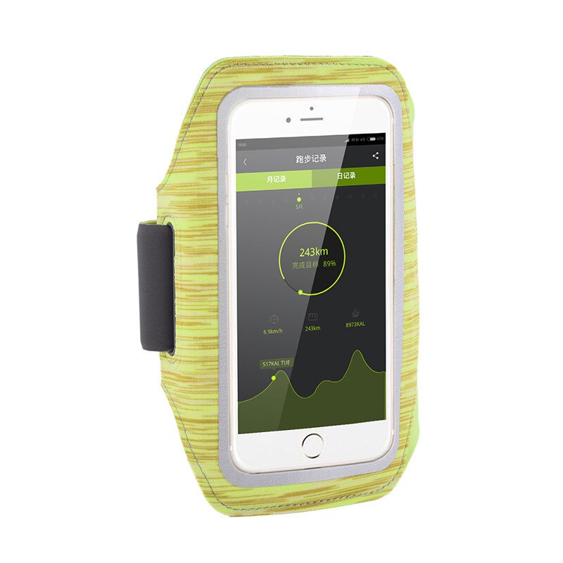 Sports Running Armband Bag Case Cover Running Armband Universal Slim Waterproof Sport Mobile Phone Holder Outdoor bag for iphone: yellow