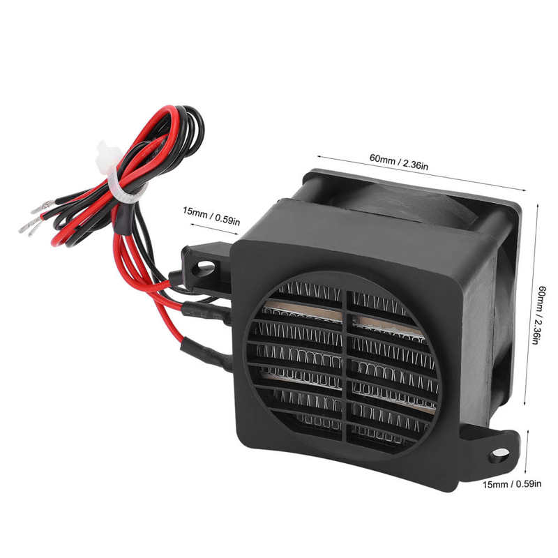 220V 300W PTC Heizung mit Fan Elektrische Keramik Thermostat PTC Luft Heizung Heizung Heizung Wärmer Fan Keramik PTC luft Heizung