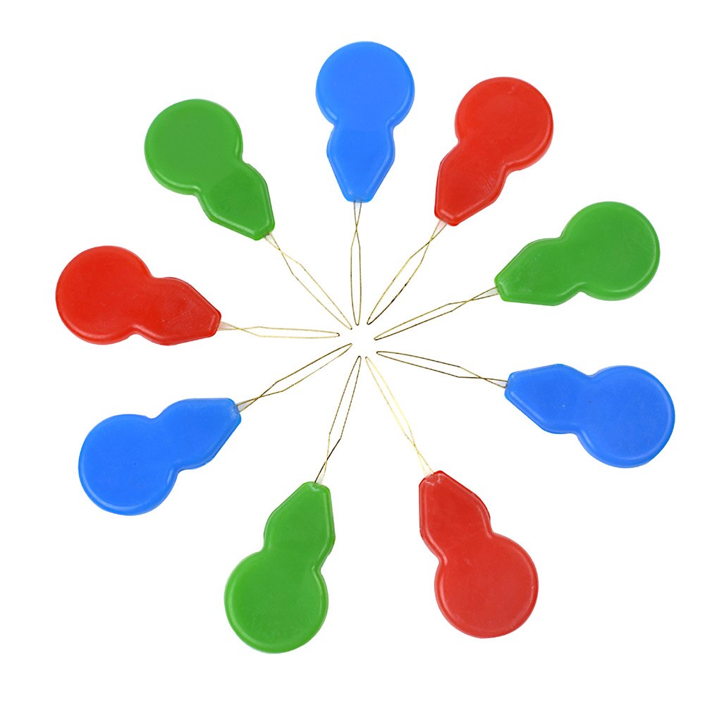 10/50pcs/set Hand Sewing Stitch Wire Needle Threader Thread Guide Tool Needlework DIY Craft Tool Color Random