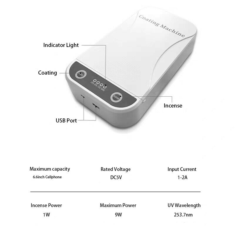 Caja de esterilizador UV multifuncional, Máquina Inteligente de recubrimiento de voz, desinfección